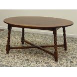 20th century oak dining/centre table,