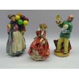 Royal Doulton figure 'Punch and Judy man' HN2765, another 'Biddy Pennyfarthing' HN1843,