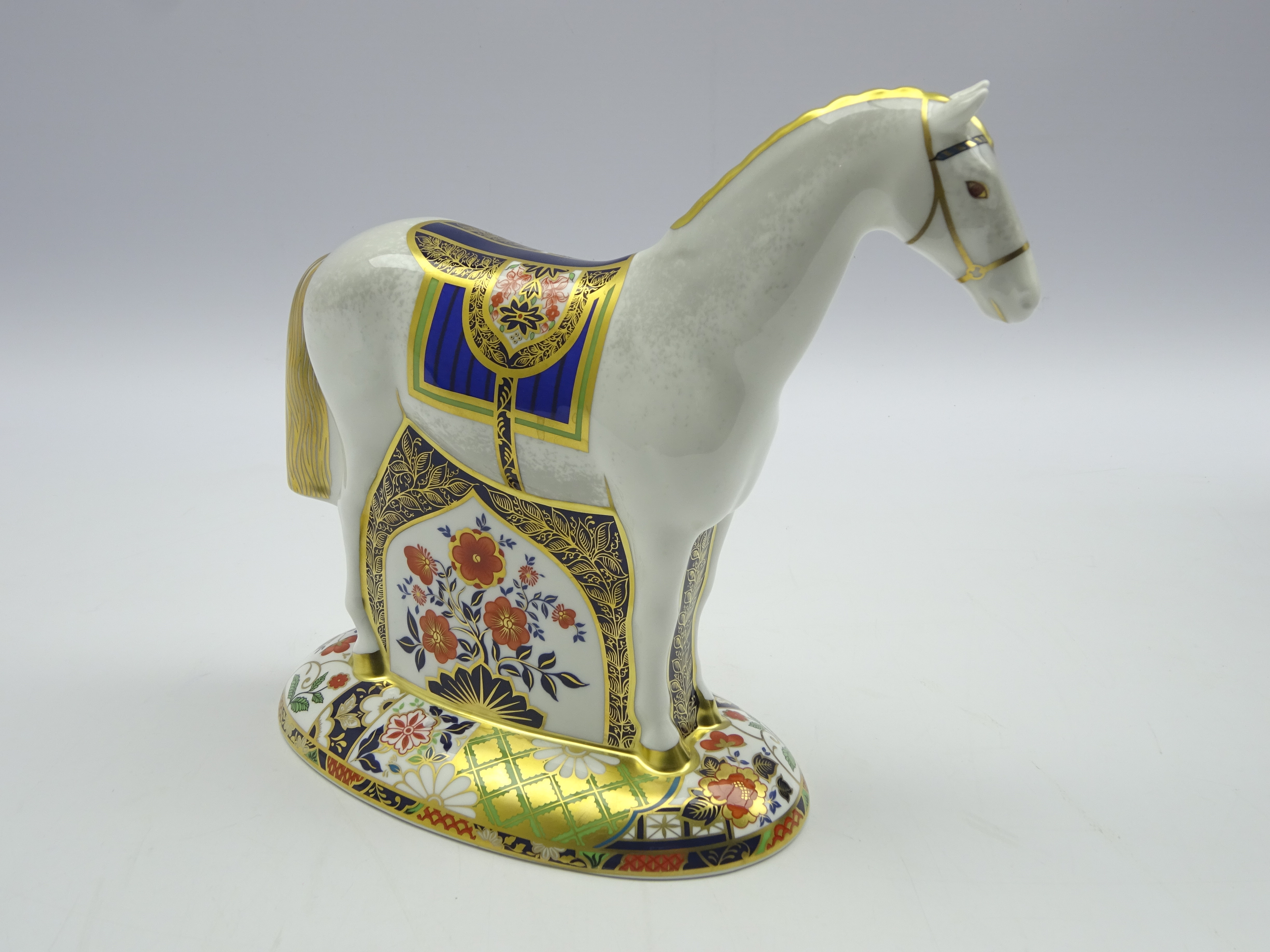 Royal Crown Derby limited edition porcelain Race Horse, specially commissioned by Sinclairs,