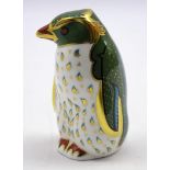 Royal Crown Derby limited edition paperweight 'Rockhopper Penguin',