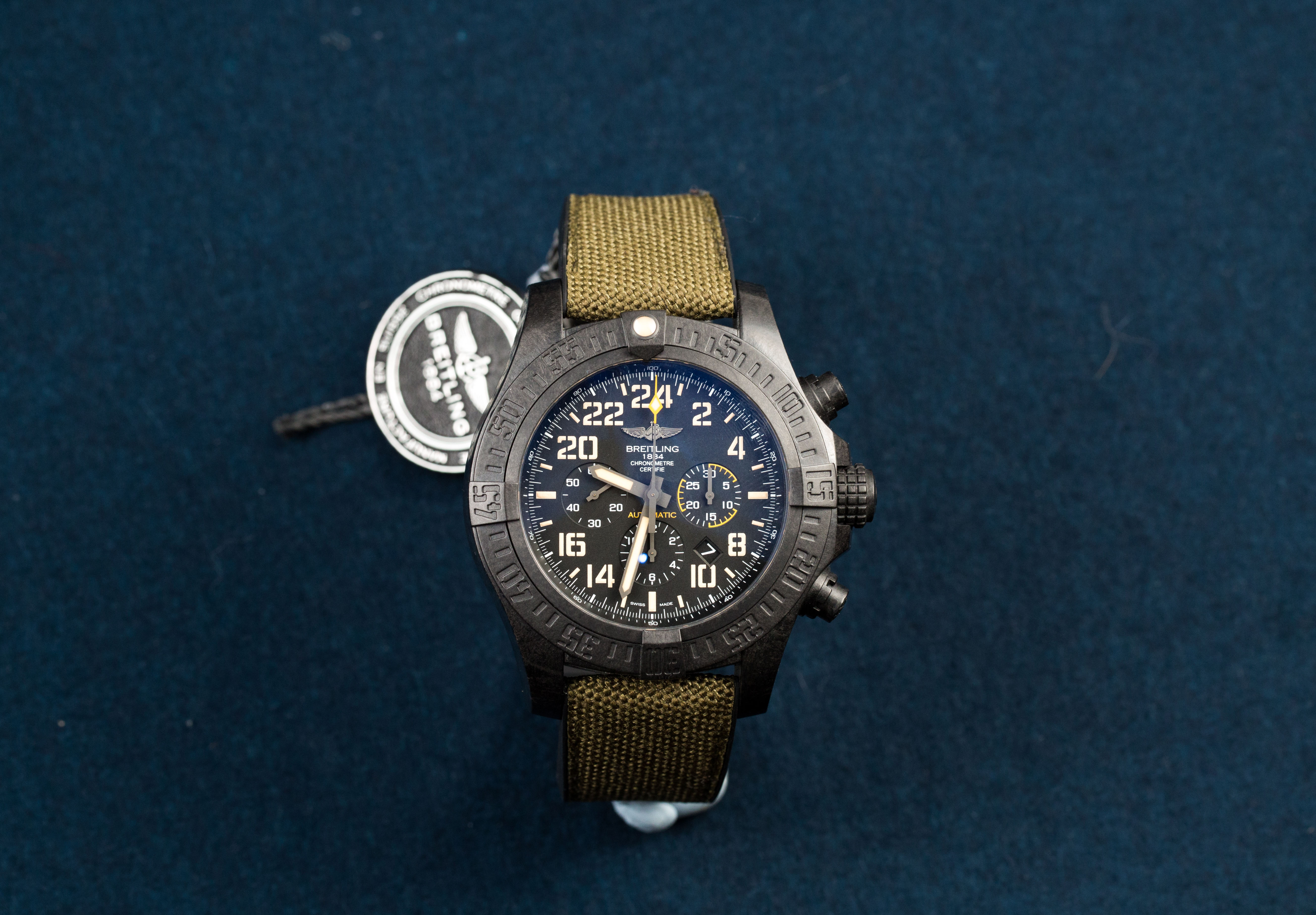 BREITLING, New Old Stock, Avenger Chronograph Military Limited Edition