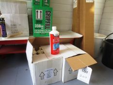 Two boxes of assorted UPVC cleaner
