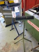 Two various roller conveyor stands