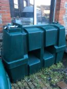 Plastic bunded forklift truck mountable fuel tank