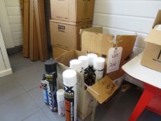 Two boxes of Everbuild B2 fire foam and activator
