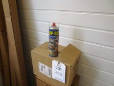 Four boxes of assorted lubricant aerosols