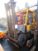 Kalmer diesel dual extension mast forklift truck (sold for spares or repairs only, will