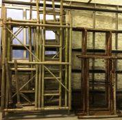 Assorted Aluminium scaffold tower sections (as lotted)