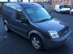 A Ford Transit Connect T230 L90 diesel (1753cc) panel van. Reg: MF58 BNE. MOT: 30/03/2018...