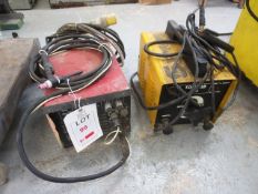 Two assorted welding generators, including Lincoln Tig 131 and Sig top weld180 (out of commission,