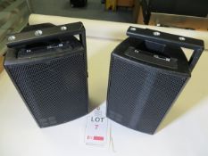 Pair of D&B Audiotechnik Model E6 Loudspeakers c/w Brackets s/n Z035000105036 & Z035000105172