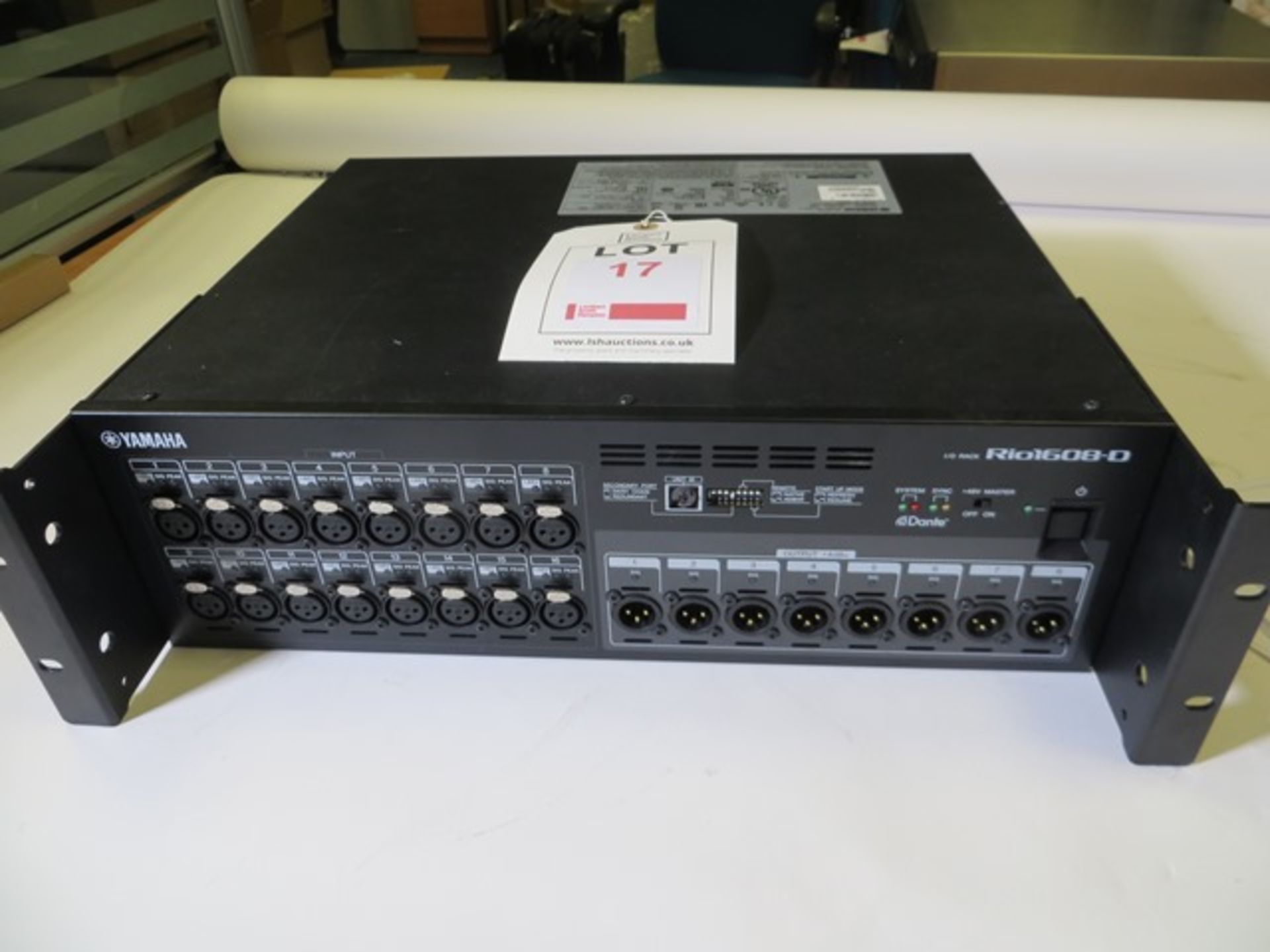 Yamaha Rio 1608D Dante Network In/Out Rack 16XL Rin/8XL Rout 3U