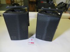 Pair of D&B Audiotechnik Model E6 Loudspeakers c/w Brackets s/n Z035000105062 & Z035000105057