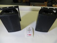 Pair of D&B Audiotechnik Model E6 Loudspeakers c/w Brackets s/n Z035000105189 & Z035000105061