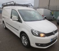 VW Caddy Maxi Tdi C20 Highline panel van. Registration: WN63 HRW. Recorded mileage: 69,997. M.O.T: