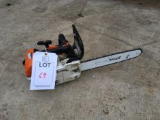 Stihl 201TC top handle chainsaw, Serial No: 182200942Lot located at:VPM (UK) Ltd, Edgioake Lane,