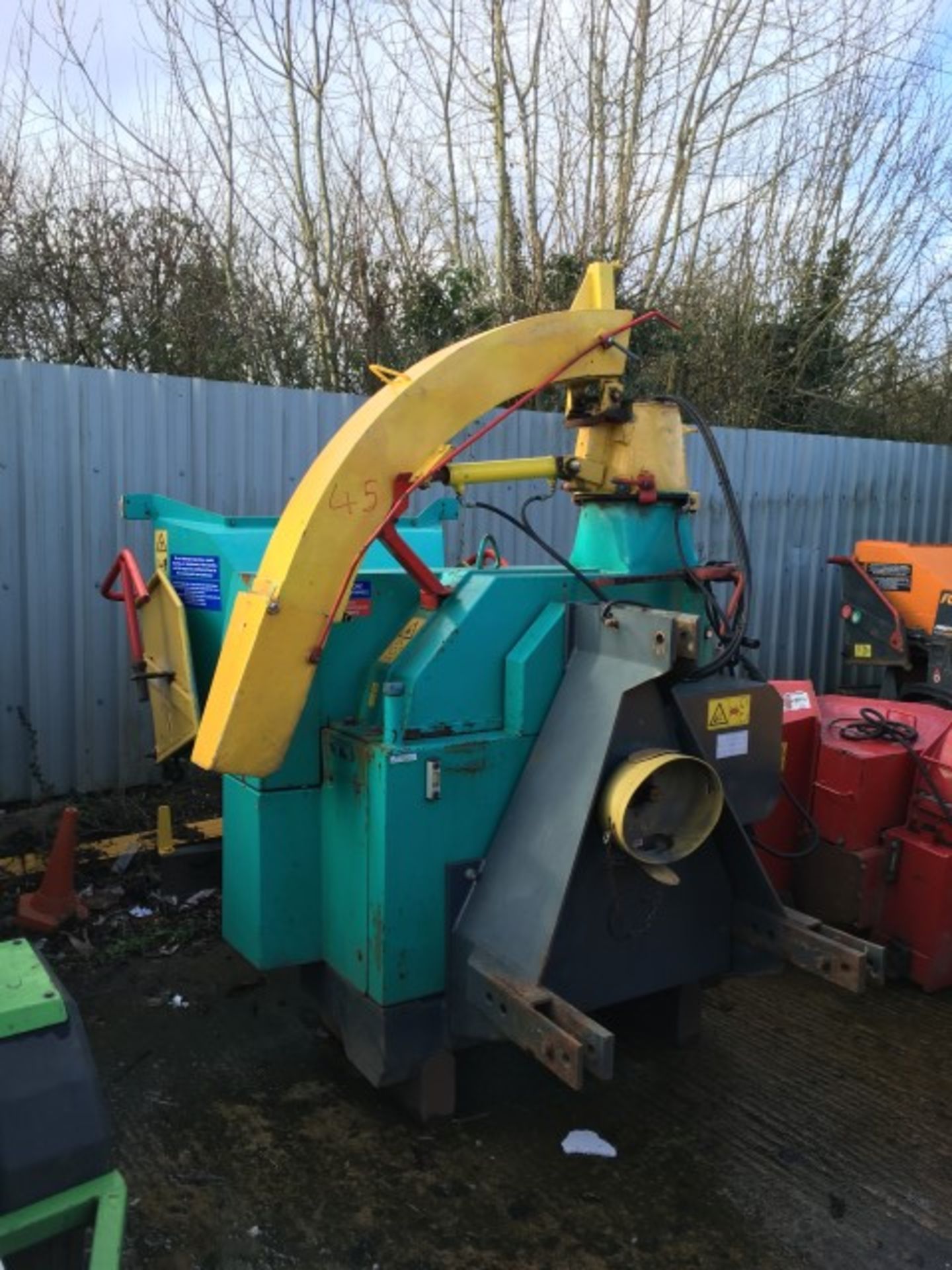 Jensen 550A141Z PTO driven woodchipper, Serial No: 110302356 (2003)Lot located at:VPM (UK) Ltd,