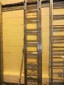 Hailo 9309/501 3 Section Aluminium Extending Ladder NB This lot complies with EN131 Lot located at: