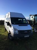 Ford Transit van 100 T350L TDCI based welfare unit, Registration No: YS08 ZKR, Recorded Mileage: