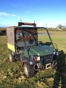 Kawasaki 2 seater diesel all terrain vehicle with flatbed, Registration No: GX03 FHS, Hours