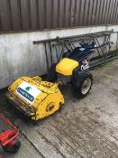 Hydro petrol powered push along mower with Burcher FM80 Scagg attachment and Vanguard 20Hp petrol