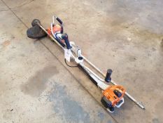 4 x Stihl various model long arm hedgecutters, Serial No: Unknown. Spares and repairs.Lot located