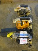 Three Various Stihl Petrol Blowers (Suitable for Spares & Repairs)