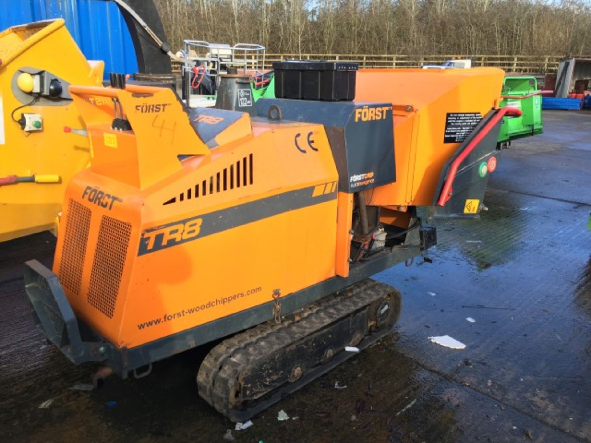 Forst ST8 doubletracked woodchipper, Serial No: SA95T800000028309Lot located at:VPM (UK) Ltd, - Image 4 of 5