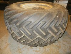 Part Worn Tubeless Tyre c/w Rim size 33 x 15.50/15Lot located at: Unit 2 Stonestile Business Park,