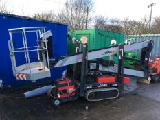 Teupen LEO13GT boom lift with Endless ESE 500T generator, Serial No: 150057 (2010)Lot located at:VPM
