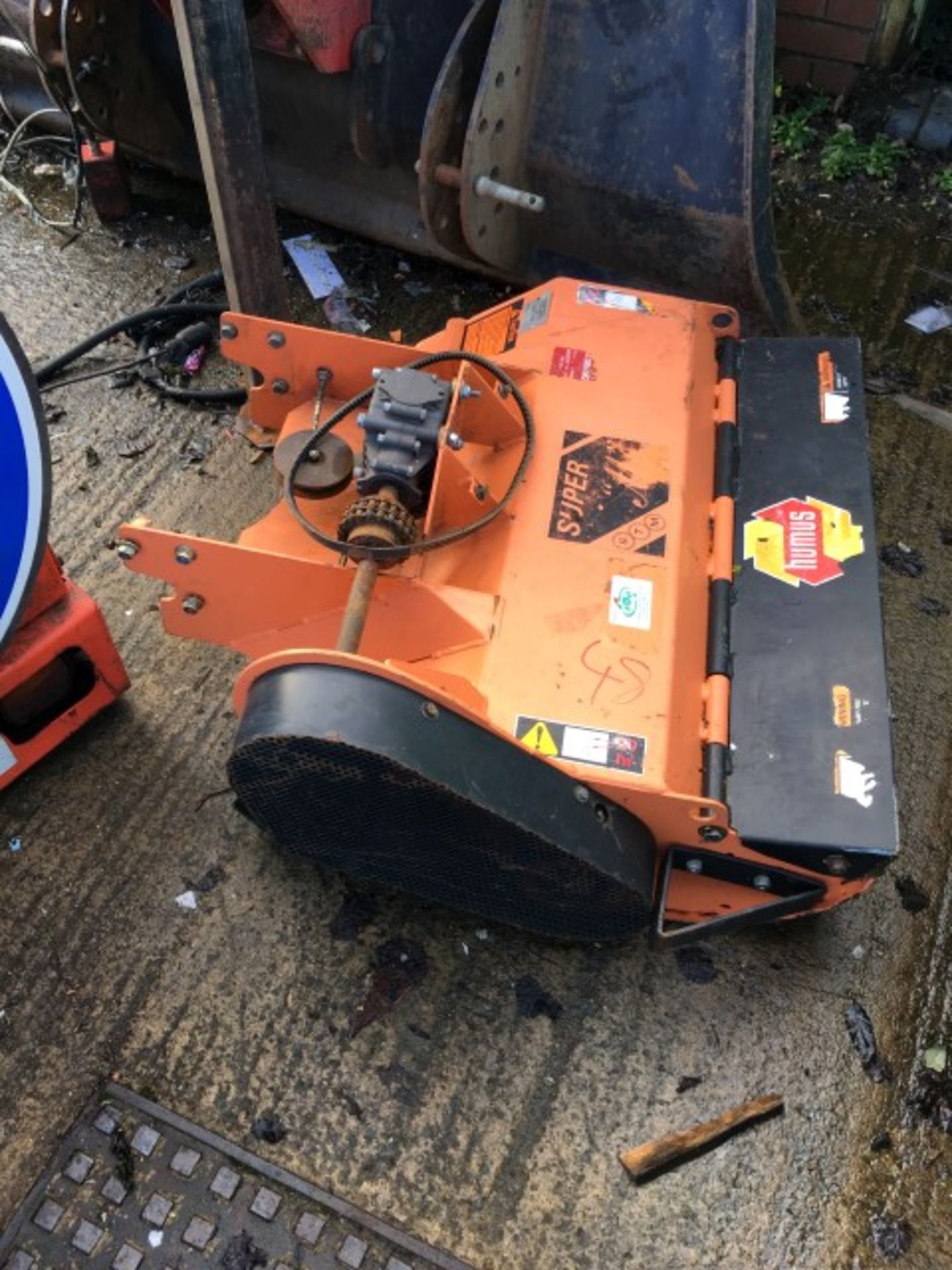 Humus SMP85 flail mower head, Serial No: 1055 Spares or RepairsLot located at:VPM (UK) Ltd, Edgioake