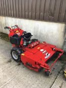 Ferris Petrol powered push along mower with Kawasaki FX730V petrol engine Serial No: 20167/