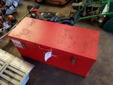 Red Site Safe steel storage containerLot located at:VPM (UK) Ltd, Edgioake Lane, Astwood Bank,