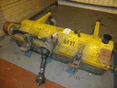 Muthing MUFM-160 Front Mounted Flail Slopemower s/n 3109649 (2003)Lot located at: Unit 2