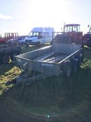 Ifor Williams twin axle trailer Model Number 2HB GD106, Serial No: SCKD80000E0652675, Max