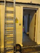 Onsite 2 Section Aluminium Extending Ladder NB Damaged & Incomplete Lot located at: Unit 2 Stonestil