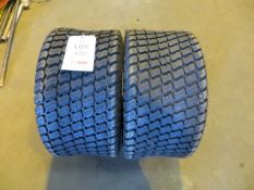 Two Carlise Multi Trac CIS Tyres 26 x 12.00/12 for John Deere Ride on Lawn MowerLot located at: Unit