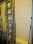 Unamed 3m Section Aluminium Extending Ladder NB DamagedLot located at: Unit 2 Stonestile Business