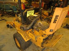 Scag Tiger (CAT) Ride On Mower Reg No Q802 TKE s/n G550019 (2014) Suitable for Spares & RepairsLot