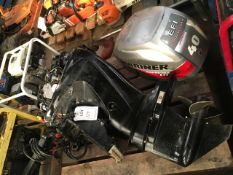 Mariner Fourstroke EFI 40 40 hp petrol powered marine outboard Lot located at:VPM (UK) Ltd, Edgioake