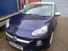 Vauxhall Adam Jam petrol 3 door hatchback car, 1229cc, Reg No EU13 VTW, d.o.r. 29/03/2013, 61,274...