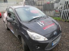 Ford KA 1.2 Edge 3 door petrol hatchback signwritten car, 1242cc, Reg No FP10 FZJ, d.o.r 27/04/....