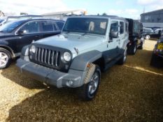 JEEP WRANGLER Sport 4 door Soft Top, 2776ccRight Hand DriveVRM: AE16 DGVFirst Registered: 01/03/