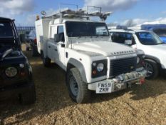 LAND ROVER DEFENDER 130 2.4 TDCi Double Cab Pick Up with Quadtech Workshop BodyRight Hand