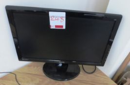 Two Benq flat screen monitors