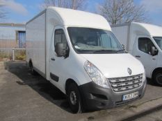 Renault Master 125.35 LWB lo-loader luton box van. Registration: WU63 OMM. Recorded mileage: 199,