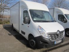 Renault Master 125.35 LWB lo-loader luton box van. Registration: WX15 LZB. Recorded mileage: 141,