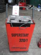 Sealey Superstart 320/1 mobile 12/24v starter/charger, 240v