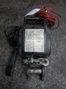 Percel 12v vehicle winch, capacity 5000kg. NB: This item...