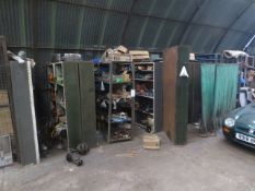 Large quantity of assorted Landrover, spares and parts stock to include: seats, mats, grills, boot